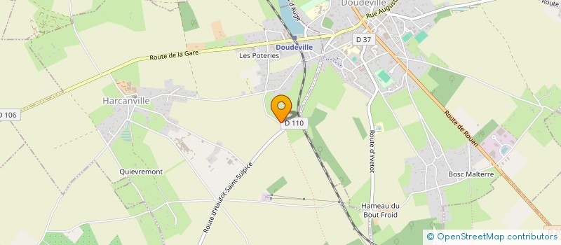 localisation de l'entreprise ASSOCIATION DES AMIS DU MANOIR D AUFFAY  OHERVILLE