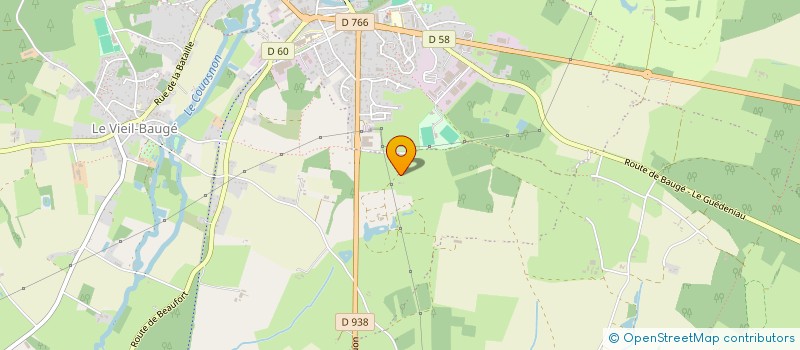 localisation de l'entreprise ASSOCIATION DES AMIS DU MANOIR DE CLAIREFONTAINE à BAUGE-EN-ANJOU