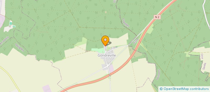 localisation de l'entreprise ASSOCIATION DES AMIS DU MANOIR DU PLESSIS-AU-BOIS  VAUCIENNES