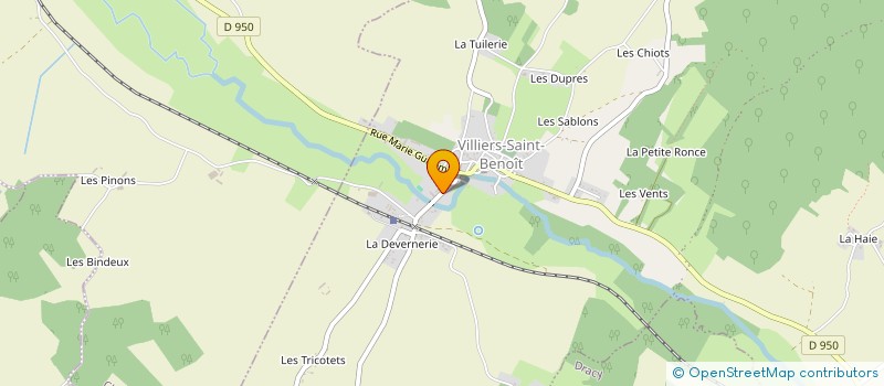 localisation de l'entreprise ASSOCIATION DES AMIS DU MUSEE D'ART ET D'HISTOIRE DE PUISAYE à VILLIERS-SAINT-BENOIT