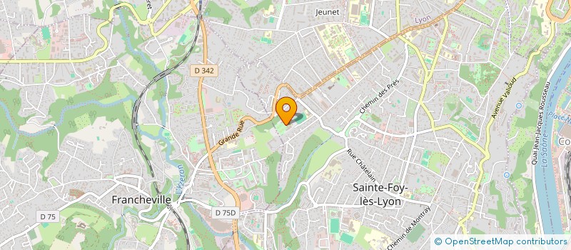 localisation de l'entreprise ASSOCIATION DES AMIS DU MUSEE DU FIXE SOUS-VERRE PLM LE REVARD à SAINTE-FOY-LES-LYON