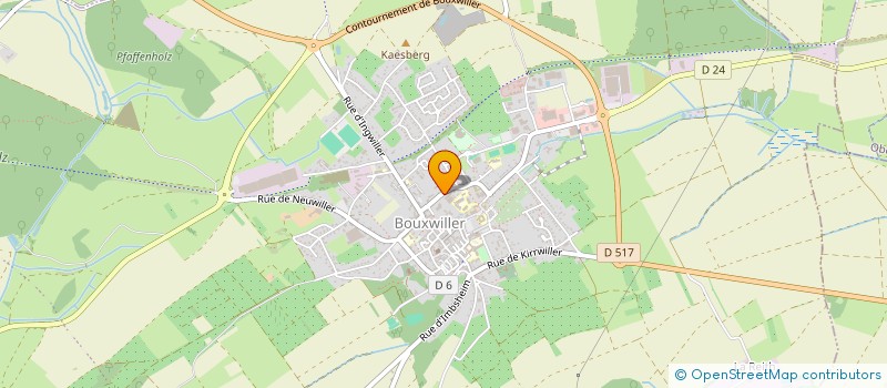 localisation de l'entreprise ASSOCIATION DES AMIS DU MUSEE DU PAYS DE HANAU  BOUXWILLER