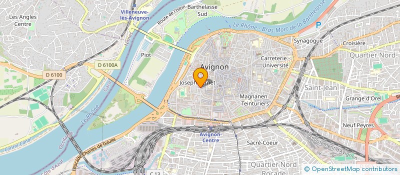 localisation de l'entreprise ASSOCIATION DES AMIS DU MUSEE REQUIEM  AVIGNON