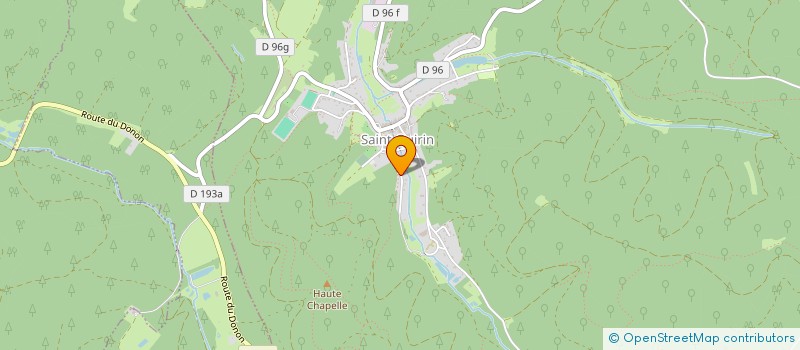 localisation de l'entreprise ASSOCIATION DES AMIS DU PATRIMOINE DU PAYS DE SAINT-QUIRIN  SAINT-QUIRIN