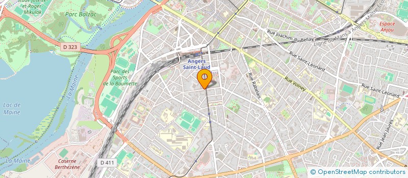localisation de l'entreprise ASSOCIATION DES AMIS DU PETIT ANJOU - AAPA à ANGERS
