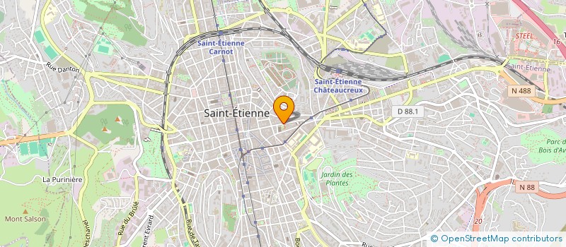 localisation de l'entreprise ASSOCIATION DES AMIS DU PILAT  SAINT-ETIENNE