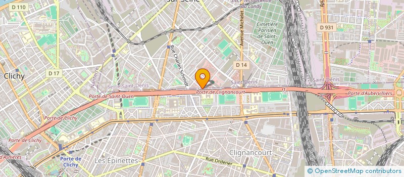 localisation de l'entreprise ASSOCIATION DES AMIS DU QUARTIER LECUYER à SAINT-OUEN-SUR-SEINE