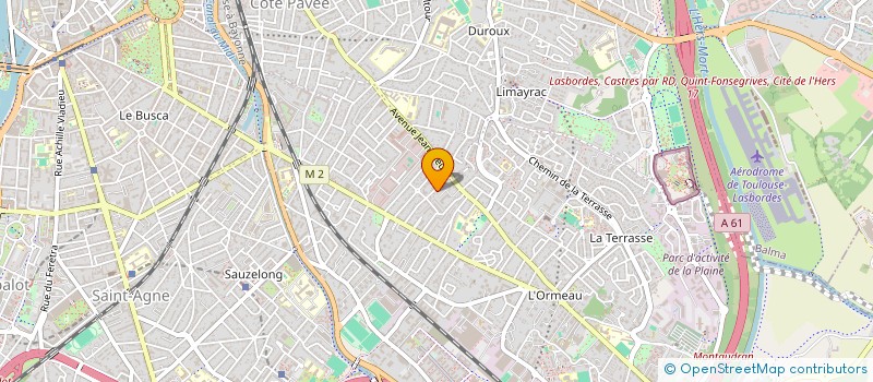localisation de l'entreprise ASSOCIATION DES AMIS DU SPECTACLE ET DES LOISIRS (AASL) à TOULOUSE