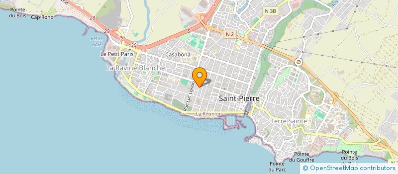 localisation de l'entreprise ASSOCIATION DES AMIS DU TAROT DU SUD à SAINT-PIERRE