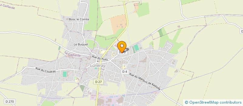 localisation de l'entreprise ASSOCIATION DES AMIS DU TEMPLE DE LUNERAY  LUNERAY