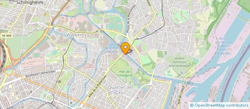 localisation de l'entreprise ASSOCIATION DES AMIS DU ZOO à STRASBOURG