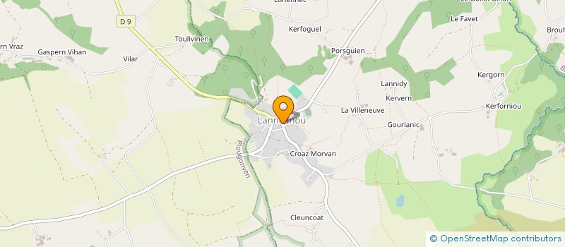 localisation de l'entreprise ASSOCIATION DES AMIS EN FAMILLES  LANNEANOU