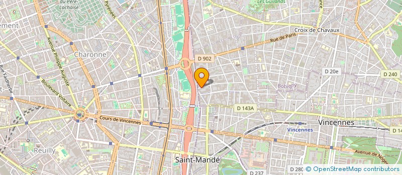 localisation de l'entreprise ASSOCIATION DES AMIS ET RETRAITES DU GROUPE AIR FRANCE  ROISSY-EN-FRANCE