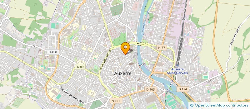 localisation de l'entreprise ASSOCIATION DES ANCIEN(NE)S ELEVES DES LYCEES JACQUES AMYOT ET PAUL BERT D'AUXERRE à AUXERRE