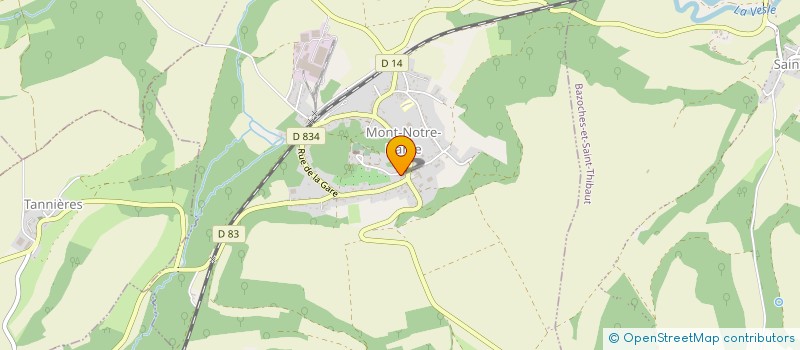 localisation de l'entreprise ASSOCIATION DES ANCIENS, AMIS ET ACTEURS DE L'ECOLE LA FONTAINE  CUIRY-HOUSSE