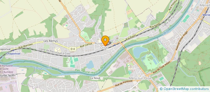 localisation de l'entreprise ASSOCIATION DES ANCIENS COMBATTANTS DE BUTRY SUR OISE  BUTRY-SUR-OISE