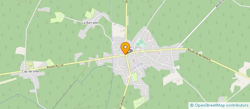 localisation de l'entreprise ASSOCIATION DES ANCIENS COMBATTANTS DE CARCANS  CARCANS