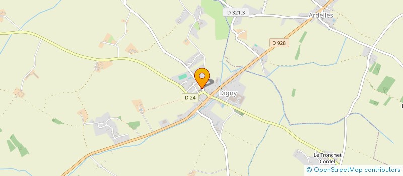 localisation de l'entreprise ASSOCIATION DES ANCIENS COMBATTANTS DE DIGNY-ARDELLES à DIGNY