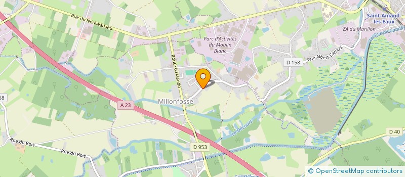 localisation de l'entreprise ASSOCIATION DES ANCIENS COMBATTANTS DE MILLONFOSSE à MILLONFOSSE