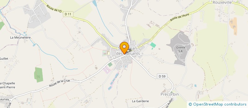 localisation de l'entreprise ASSOCIATION DES ANCIENS COMBATTANTS DE VIDOUVILLE  SAINT-JEAN-D'ELLE