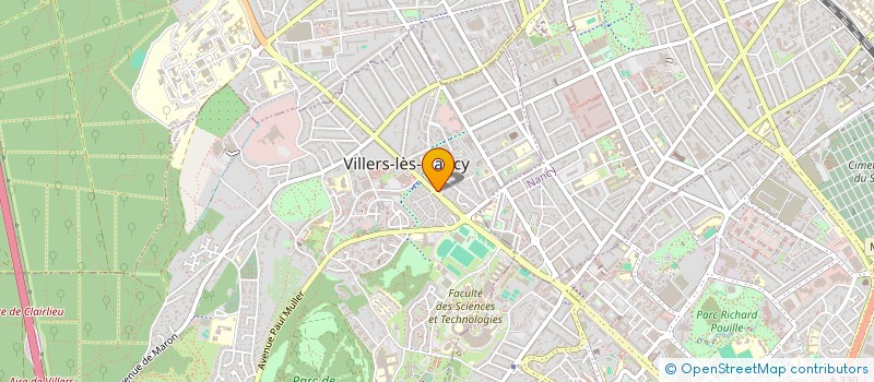 localisation de l'entreprise ASSOCIATION DES ANCIENS COMBATTANTS DE VILLERS-LES-NANCY  VILLERS-LES-NANCY