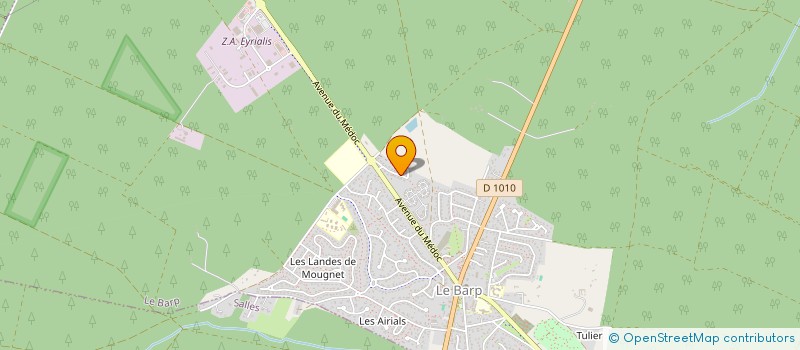 localisation de l'entreprise ASSOCIATION DES ANCIENS COMBATTANTS DES RTS à LE BARP
