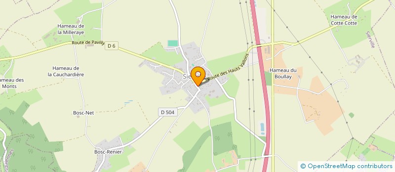 localisation de l'entreprise ASSOCIATION DES ANCIENS COMBATTANTS ET DEMOBILISES DE CLAVILLE-MOTTEVILLE  CLAVILLE-MOTTEVILLE