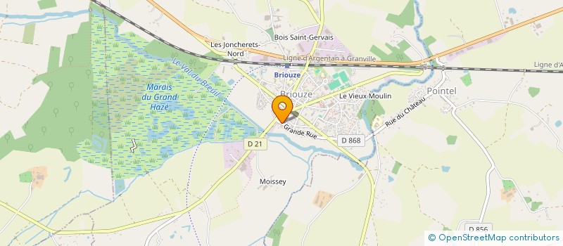 localisation de l'entreprise ASSOCIATION DES ANCIENS COMBATTANTS ET PRISONNIERS DE GUERRE CATM à LE MENIL-DE-BRIOUZE