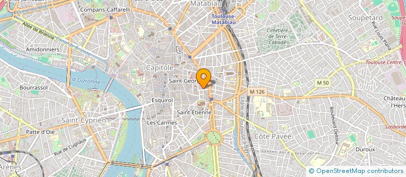localisation de l'entreprise ASSOCIATION DES ANCIENS COMBATTANTS ET RESISTANTS DU MINISTERE DE L'INTERIEUR, SECTION MIDI-PYRENEES à TOULOUSE
