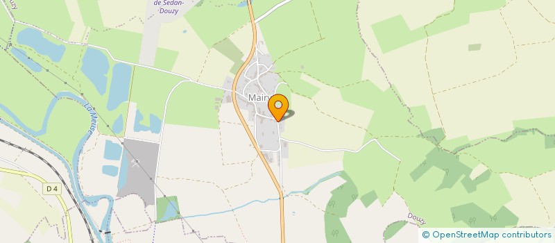 localisation de l'entreprise ASSOCIATION DES ANCIENS COMBATTANTS ET VICTIMES DE GUERRE D'INDOCHINE - A.C.V.G.I. ET A.F.N.  DOUZY