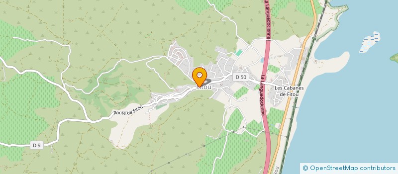 localisation de l'entreprise ASSOCIATION DES ANCIENS COMBATTANTS ET VICTIMES DE GUERRE DE FITOU  FITOU