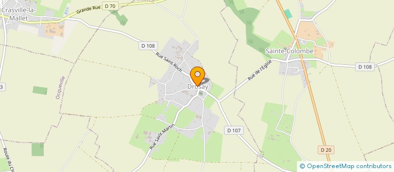 localisation de l'entreprise ASSOCIATION DES ANCIENS COMBATTANTS FILII MEMORIA  DROSAY