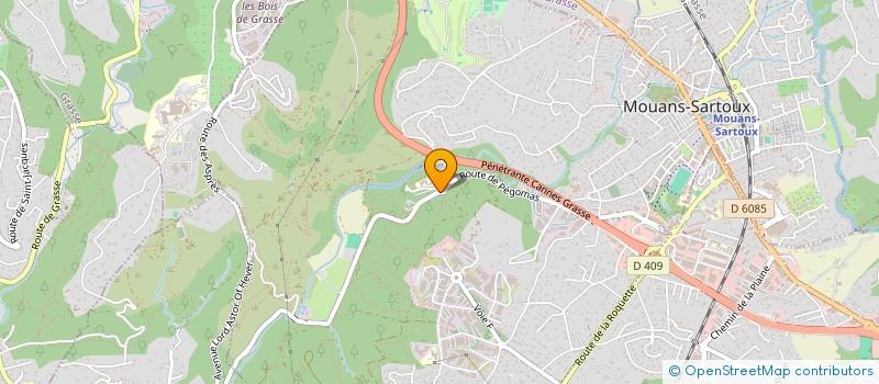 localisation de l'entreprise ASSOCIATION DES ANCIENS COMBATTANTS HARKIS VICTIMES DE GUERRE ET LEUR AMIS à MOUANS-SARTOUX