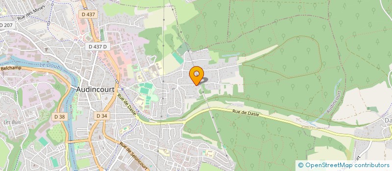 localisation de l'entreprise ASSOCIATION DES ANCIENS COMBATTANTS REPUBLICAINS ET A.F.N. DE SELONCOURT  AUDINCOURT