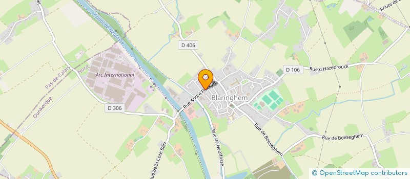 localisation de l'entreprise ASSOCIATION DES ANCIENS D'AFRIQUE DU NORD DE BLARINGHEM  BLARINGHEM