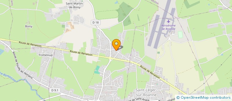 localisation de l'entreprise ASSOCIATION DES ANCIENS DE L'ORCHESTRE ALAIN BORDAS  POUILLY-LES-NONAINS