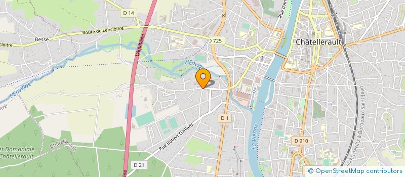localisation de l'entreprise ASSOCIATION DES ANCIENS DE LA BRELANDIERE ET DU CLI à CHATELLERAULT