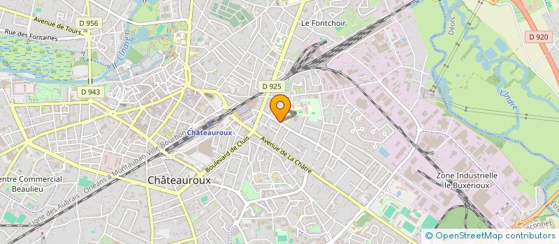 localisation de l'entreprise ASSOCIATION DES ANCIENS DE PMC à CHATEAUROUX