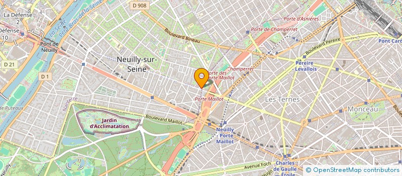 localisation de l'entreprise ASSOCIATION DES ANCIENS DE SAINTE CROIX à NEUILLY-SUR-SEINE