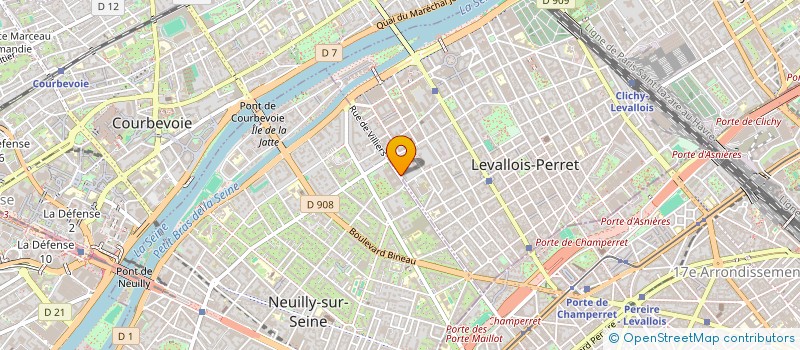 localisation de l'entreprise ASSOCIATION DES ANCIENS DU RENSEIGNEMENT INTERIEUR à LEVALLOIS-PERRET