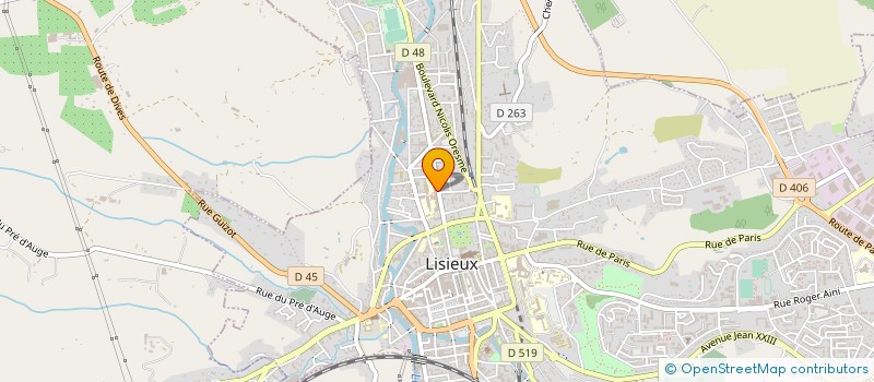 localisation de l'entreprise ASSOCIATION DES ANCIENS ELEVES DU COLLEGE-LYCEE MARCEL GAMBIER à LISIEUX