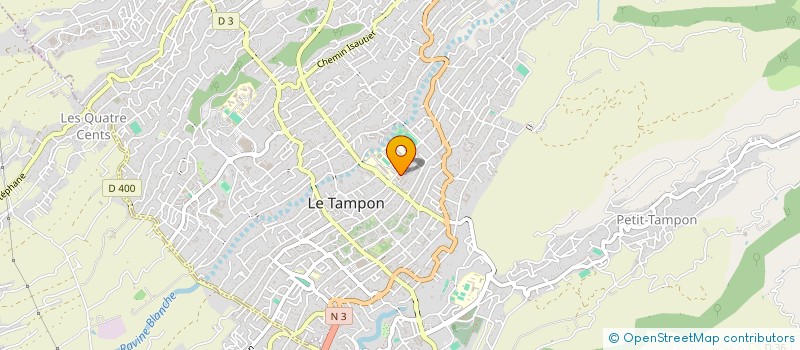 localisation de l'entreprise ASSOCIATION DES ANCIENS ET AMIS DE L 'ECONOMIE SOCIALE ET FAMILIALE  LE TAMPON