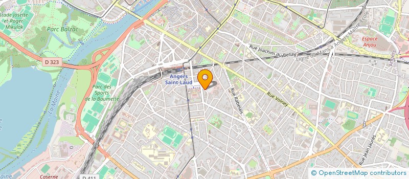 localisation de l'entreprise ASSOCIATION DES ANCIENS MAIRES ET ADJOINTS DE L'ANJOU à ANGERS