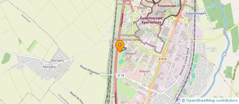 localisation de l'entreprise ASSOCIATION DES ANCIENS MAIRES ET ADJOINTS DE LA VIENNE  CHASSENEUIL-DU-POITOU