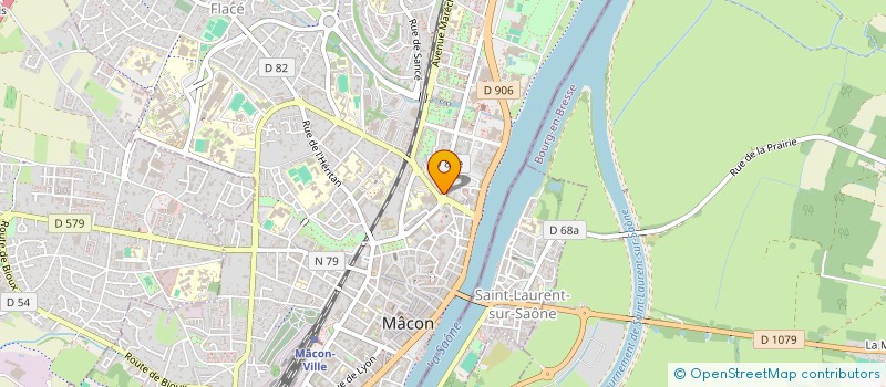 localisation de l'entreprise ASSOCIATION DES ANCIENS MAIRES ET ADJOINTS DE SAONE ET LOIRE à MACON