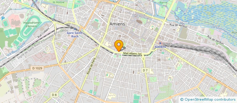 localisation de l'entreprise ASSOCIATION DES ANCIENS MEMBRES DU COMITE ECONOMIQUE ET SOCIAL  AMIENS