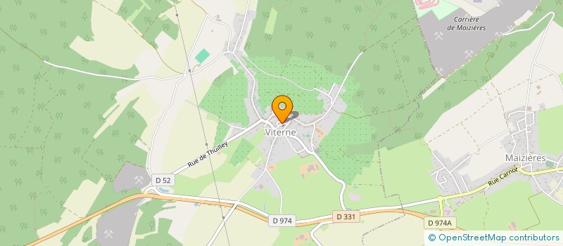 localisation de l'entreprise ASSOCIATION DES ANCIENS POMPIERS DE VITERNE  VITERNE