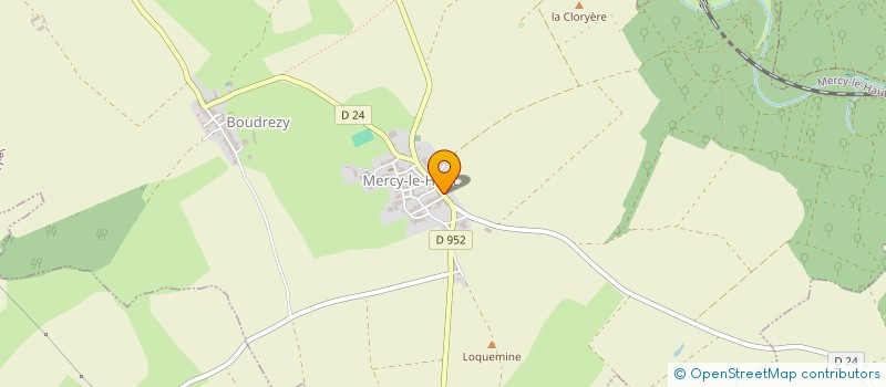 localisation de l'entreprise ASSOCIATION DES ANCIENS SAPEURS-POMPIERS DE MERCY-LE-HAUT  MERCY-LE-HAUT