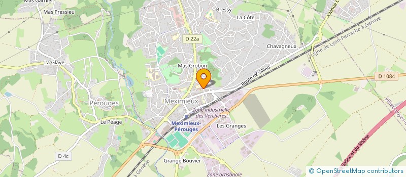 localisation de l'entreprise ASSOCIATION DES ANCIENS SAPEURS POMPIERS DU CANTON DE MEXIMIEUX  MEXIMIEUX