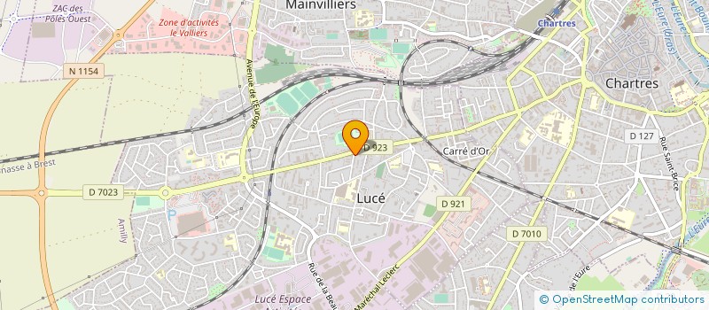 localisation de l'entreprise ASSOCIATION DES ANGOLAIS DE CHARTRES à LUCE